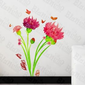 Carnation's Dream - Wall Decals Stickers Appliques Home Dcor