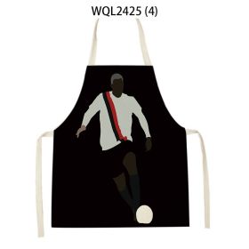 Simple Fabric Apron Kitchen Antifouling Work Clothes (Option: WQL2425 4-68 55cm)