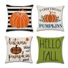 Farmhouse Cushion Case for Sofa Couch Set of 4