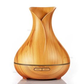 400ml Aroma Essential Oil Diffuser Ultrasonic Air (Plug Type: AU, Color: Light Wood)