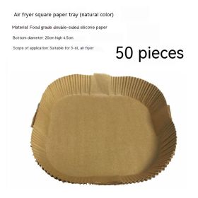 Air Fryer Special Paper Oiled (Option: Square 20CM50 PCs)